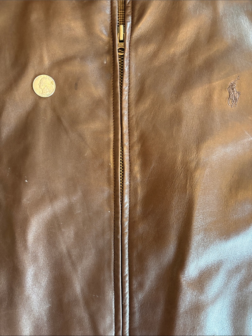 Polo Ralph Lauren Leather Jacket - Picture 7 of 13